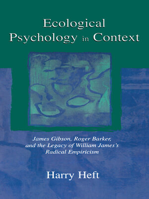 cover image of Ecological Psychology in Context